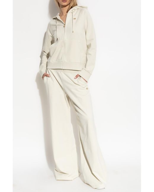 EA7 Natural Sweatshirt From The Sustainability Collection