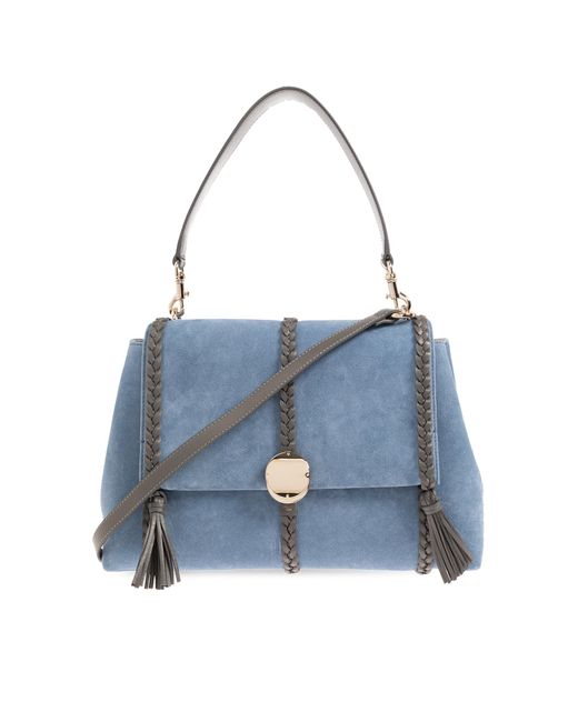 Chloé Blue 'penelope Medium' Shoulder Bag,