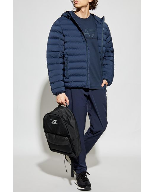 EA7 Blue Insulated Jacket for men