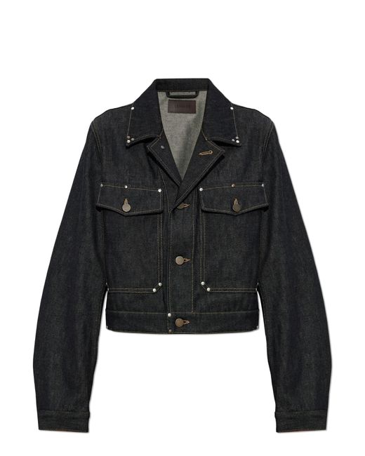 Lemaire Black Denim Jacket