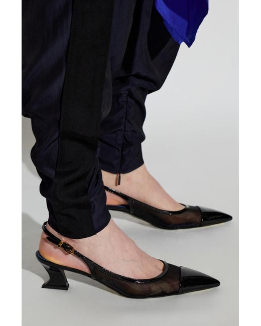 Lanvin White Heeled Shoes "Nocturne"