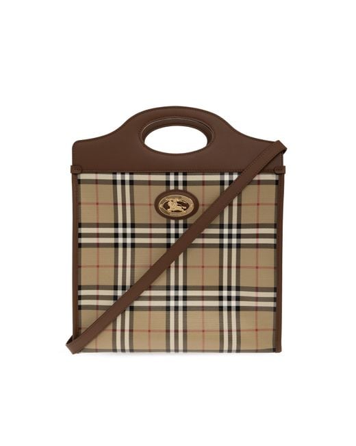 Burberry Brown Bag With Logo