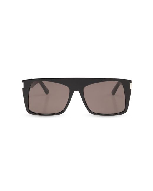 Saint Laurent Black 'Sl M136' Sunglasses