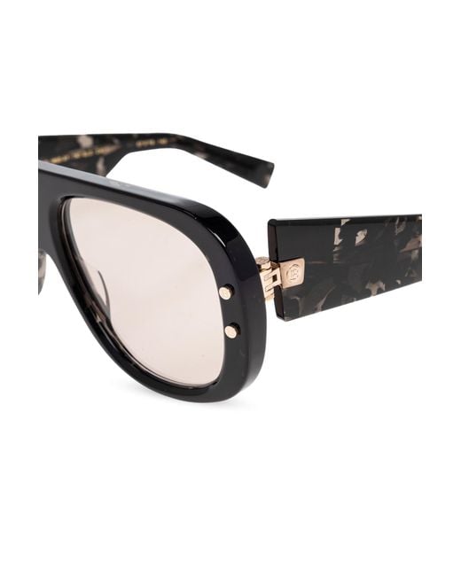 Balmain White Pulse Sunglasses