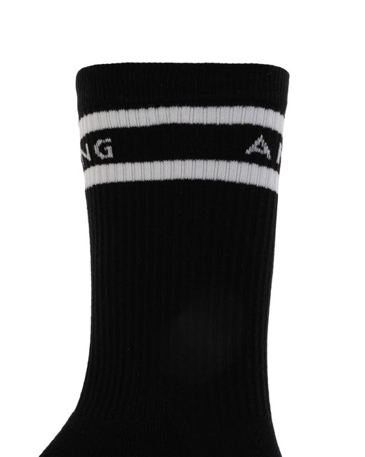 Anine Bing Black 'Sully' Socks