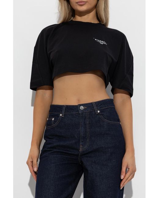 Givenchy Black T-Shirt With Logo