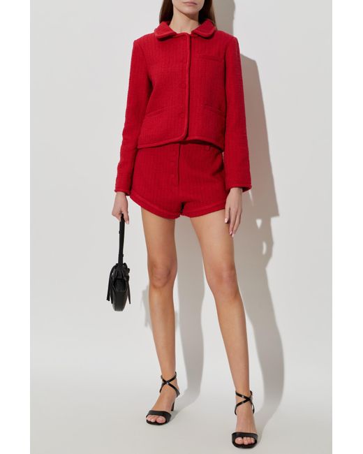 Posse Red 'Jacqueline' Tweed Shorts