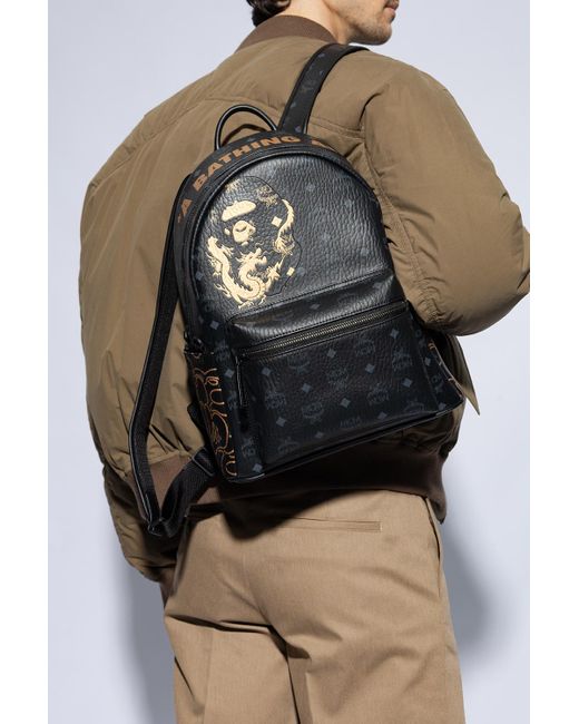 MCM X Bape in Black for Men | Lyst