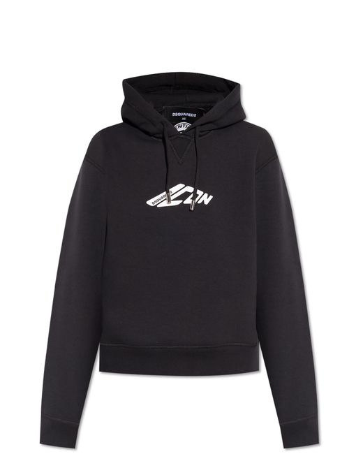 DSquared² Black Sweatshirt With Print