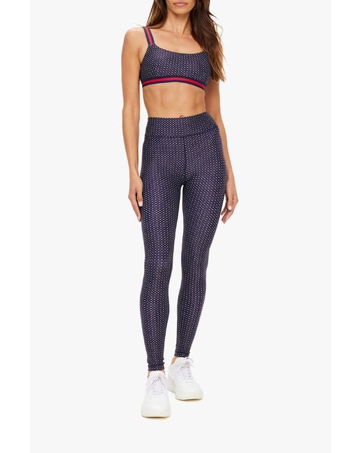 The Upside Blue Leggings "Cavallo"