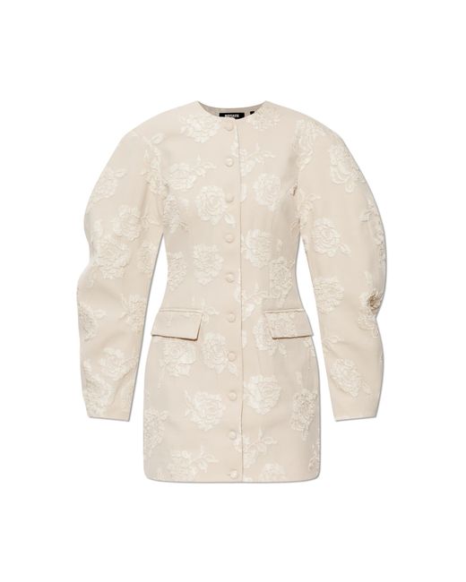 ROTATE BIRGER CHRISTENSEN White Floral Motif Dress