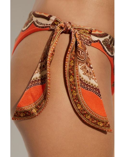 Zimmermann Brown Bikini Top