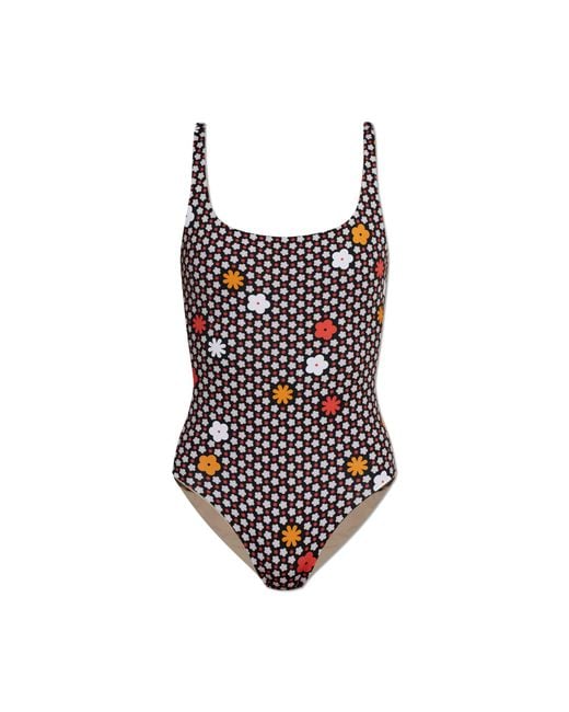 MM6 by Maison Margiela White One-Piece Swimsuit