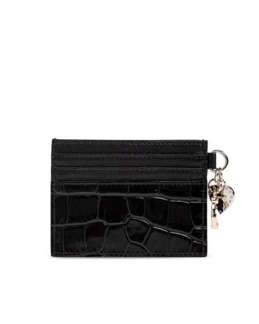Vivienne Westwood Black Leather Card Holder