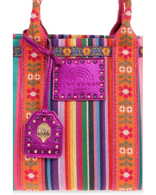 Kurt Geiger Red Southbank Small Shopper Bag