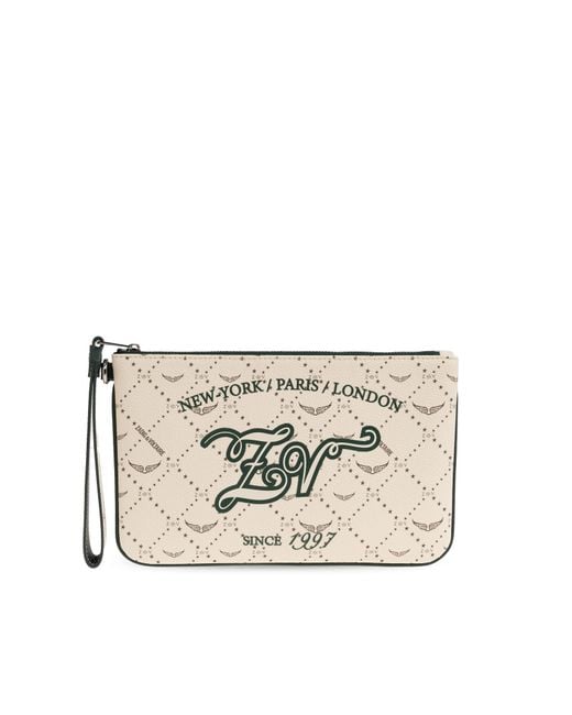 Zadig & Voltaire Natural 'Z Pouch' Clutch