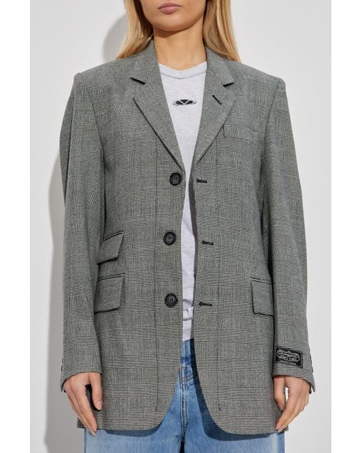 Vetements Blue Wool Blazer