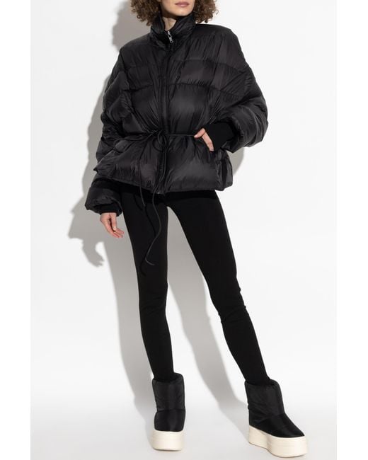 Rick Owens Black Wool Leggings