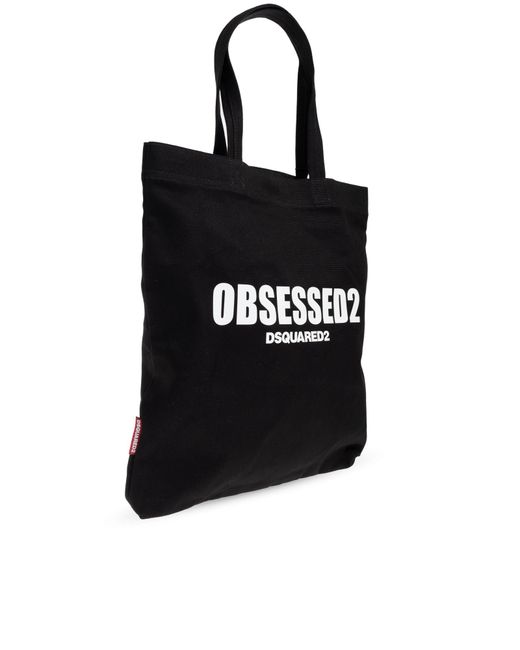 DSquared² Black Shopper-Type Bag for men
