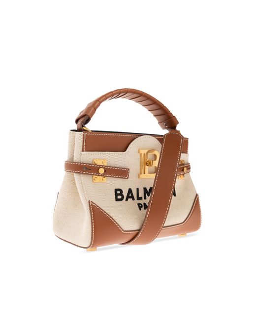 Balmain Natural 'b-buzz 22' Shoulder Bag,