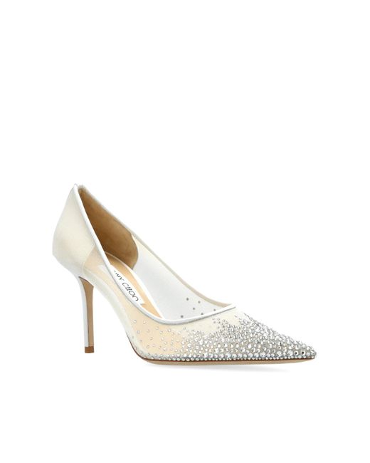Jimmy Choo White Heeled Shoes Love