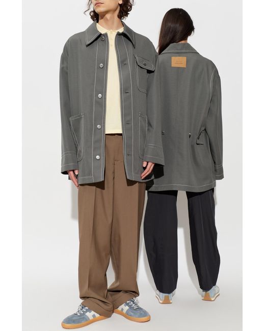 AMI Gray Wool Jacket