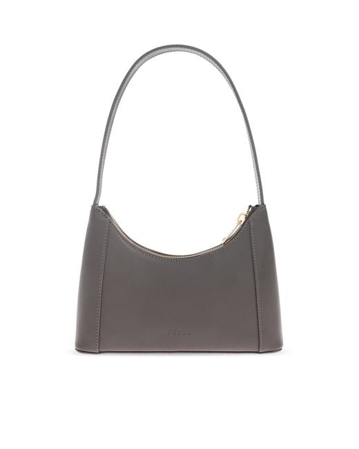 Furla Gray Shoulder Bag 'Diamante Mini'