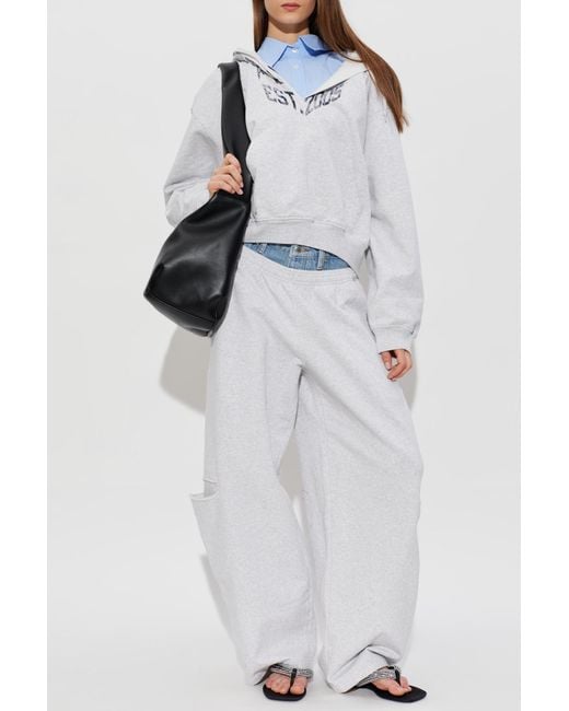 Alexander Wang Gray 'Jenna' Slides