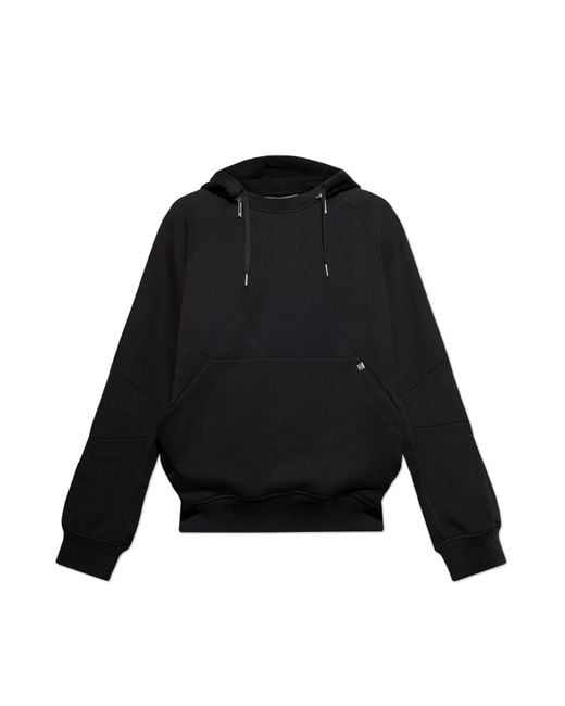 Helmut Lang Blue Sweatshirt With Detachable Hood for men