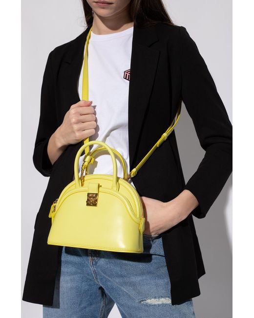 MCM Yellow 'anna' Shoulder Bag