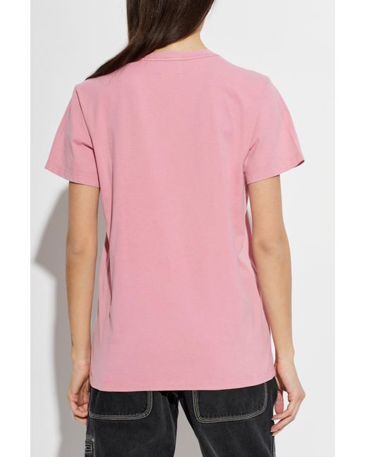 Isabel Marant Pink T-Shirt "Aby"