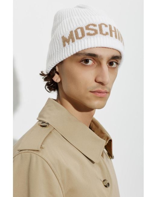 Moschino Brown Cap With Logo