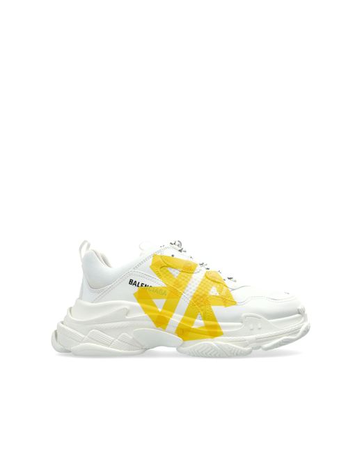 Balenciaga Yellow Sport Shoes Track for men