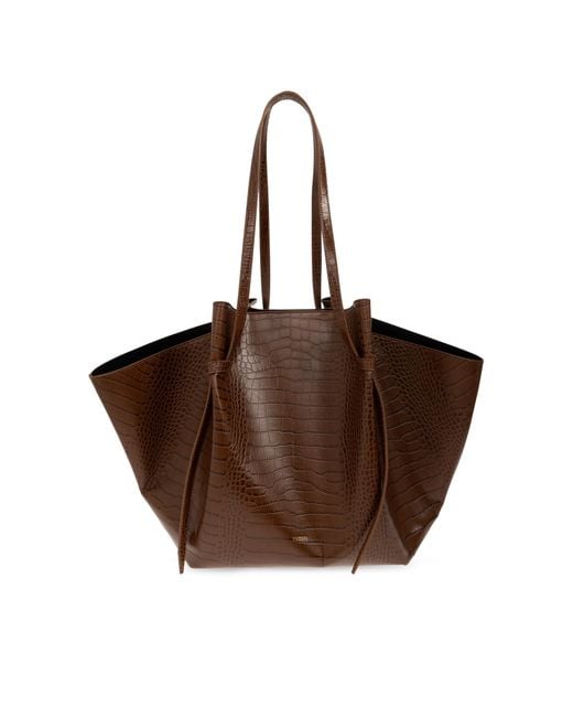 Yuzefi Brown Shopper Bag 'Xl Mochi'
