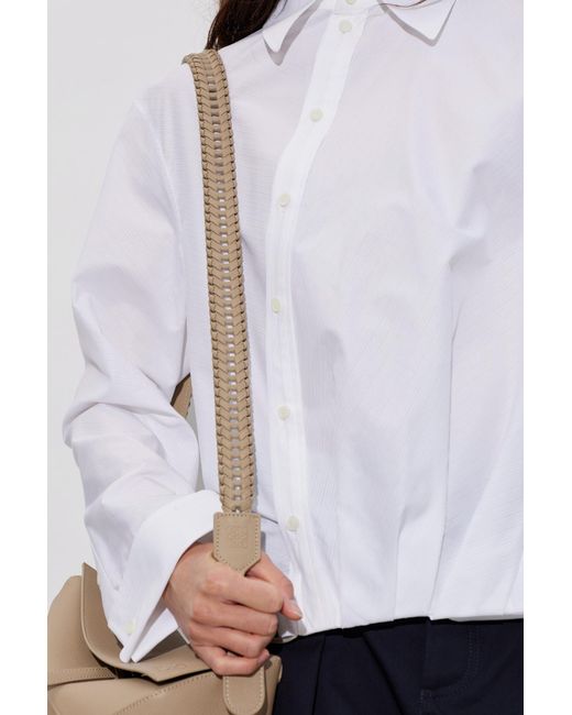 Loewe Natural Leather Bag Strap