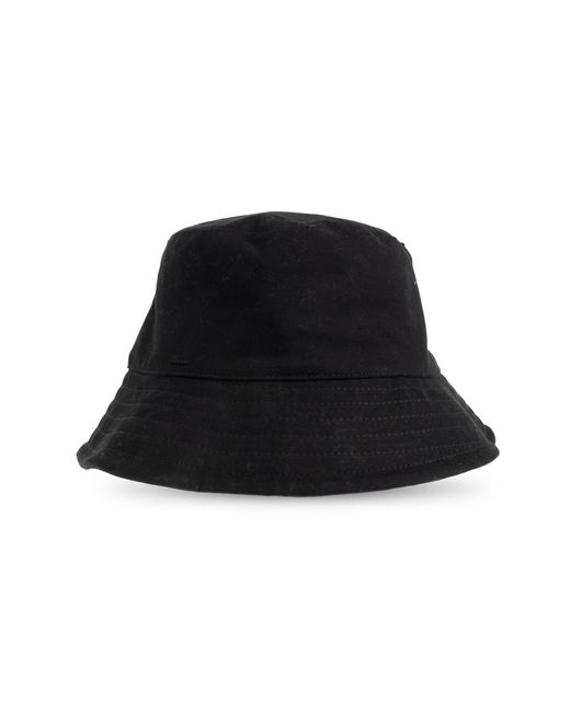AMI Black Hat With Embroidered Lettering