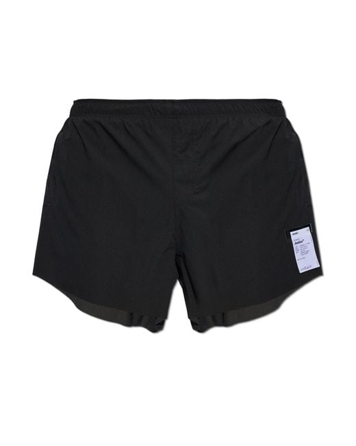 Satisfy Black 'Justice 2.5 Distance' Shorts for men