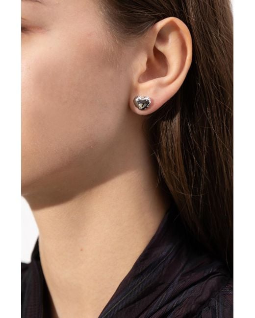 Marc Jacobs Metallic Brass Earrings