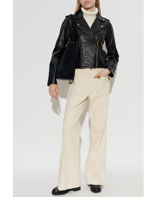 MICHAEL Michael Kors Black Leather Jacket