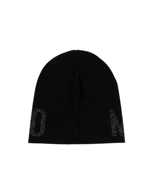 Moschino Black Cap With Logo