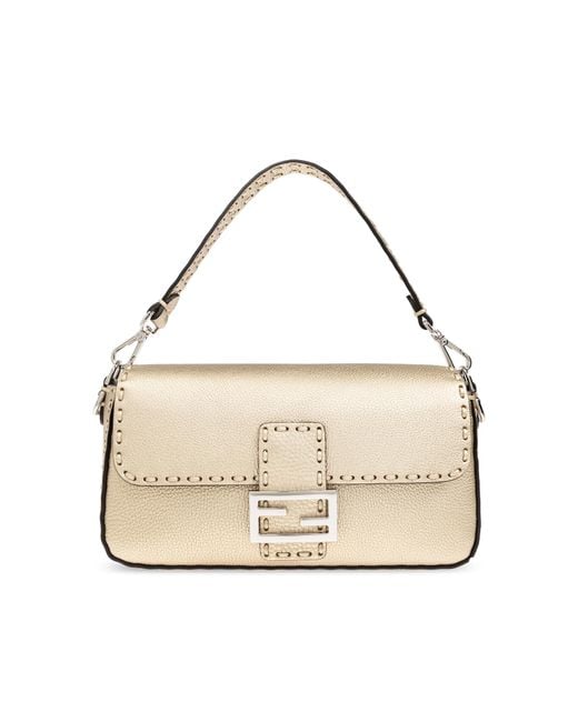 Fendi Metallic Shoulder Bag Baguette