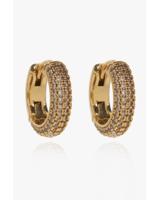 Kate Spade Metallic Hoop Earrings