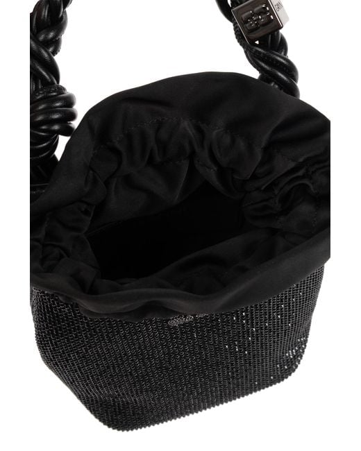 Ganni Green Handbag With Shimmering Appliqués