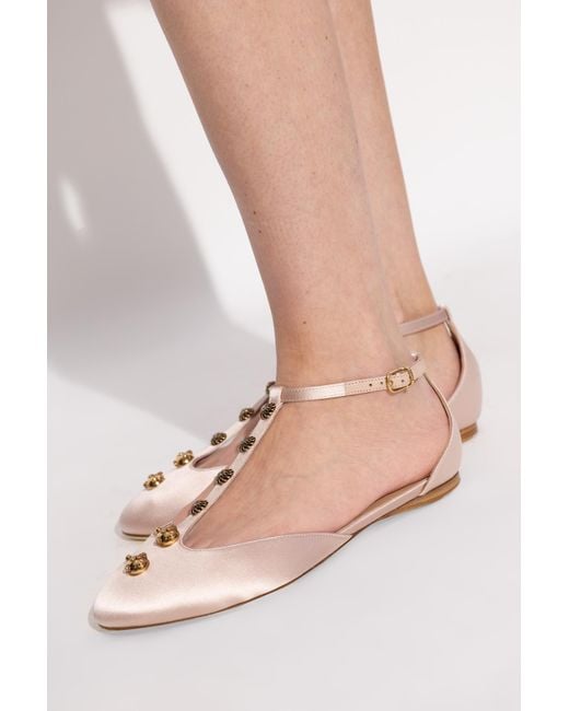 Chloé White 'Celeste' Ballerinas
