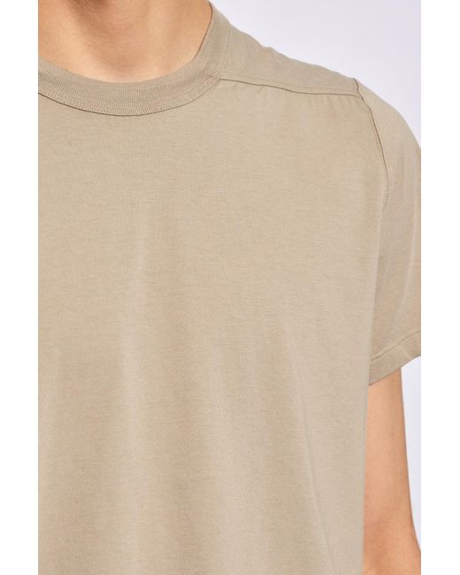 Rick Owens Natural 'short Level T' T-shirt, for men