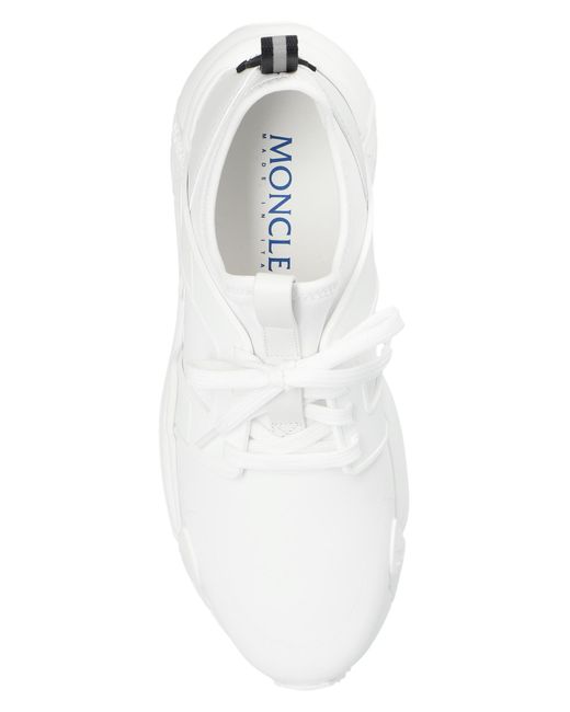 Moncler White 'lunarove' Sneakers, for men