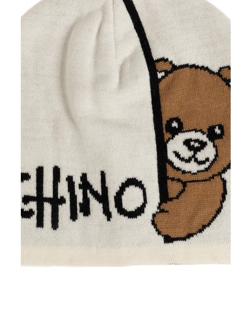 Moschino Natural Cap With Logo