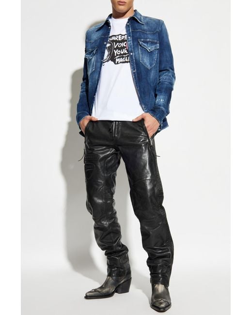 DSquared² White X Magliano for men