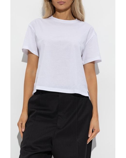 Emporio Armani White Cotton T-Shirt