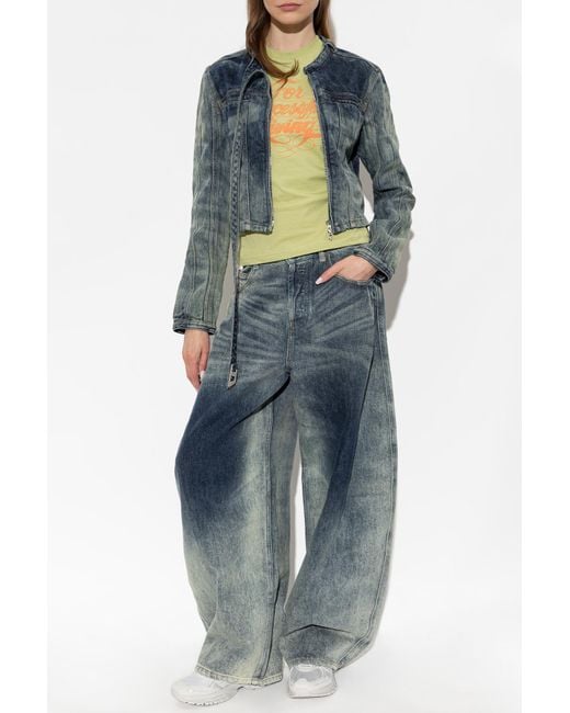DIESEL Yellow T-Shirt 'T-Ila-Aa4'